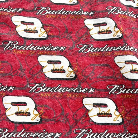 Budweiser Dale Earnhardt Jr #8 Nascar Race Logo Red Apron Cooking BBQ Tailgating - Picture 1 of 5